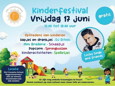Kinderfestival op de Shri Ganesha School!